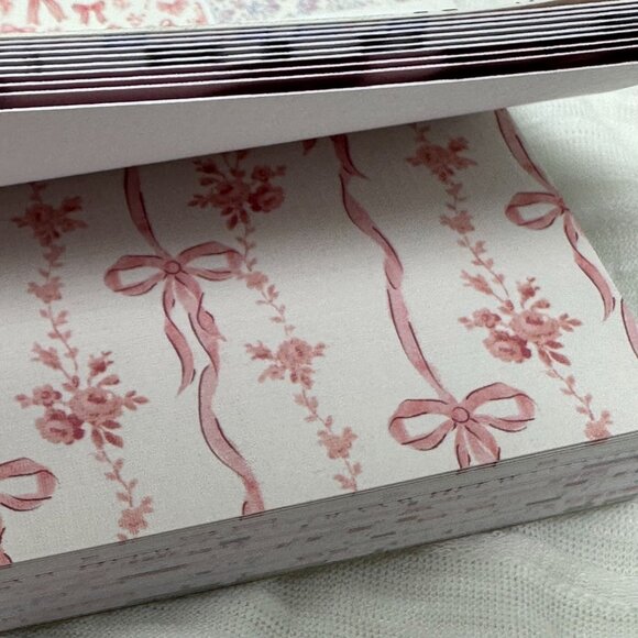 Coquette Cardstock Pack 60 Sheets 6x6 20 Designs Crafting Gift Pink Scrapbooking - Picture 12 of 16